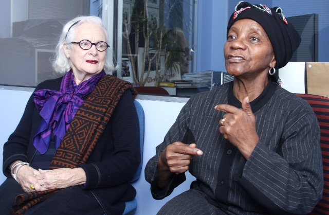 udith Oosthuizen, creator of the dolls and Sindiwe Magona, who writes the Missdela stories